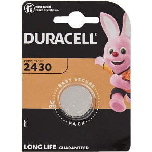 DURACELL LITHIUM BATTERY CR2430 3V 1PC
