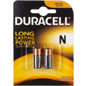 DURACELL ALKALINE BATTERY 1.5V LR1 2 PCS