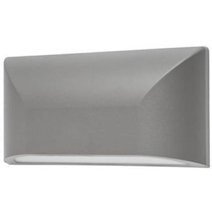 EUROLAMP ΑΠΛΙΚΑ ΤΟΙΧΟΥ LED SLIM 6W IP65 220-240V 4000K 220X51X113MM ΓΚΡΙ PRO 145-52076