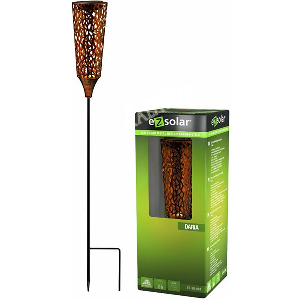 EZSOLAR ΗΛΙΑΚΟ ΦΩΤΙΣΤΙΚΟ LED METAL DESIGN GARDEN STICK