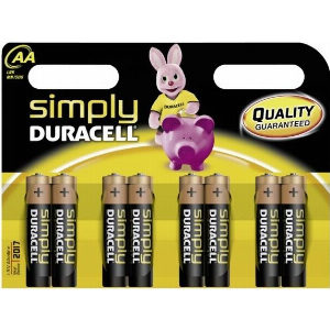 ΜΠΑΤΑΡΙΑ AA DURACELL SIMPLY 8PACK