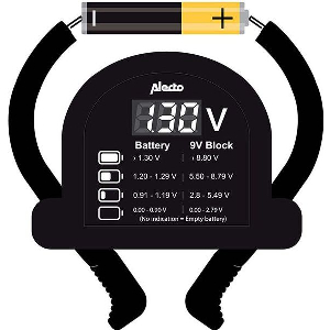 ALECTO BTT2 BATTERY TESTER FOR AA-AAA-C-D-9V (PP3)-BUTTON CELL