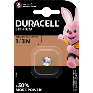 DURACELL LITHIUM BATTERY CR-1/3N 3V 1PC