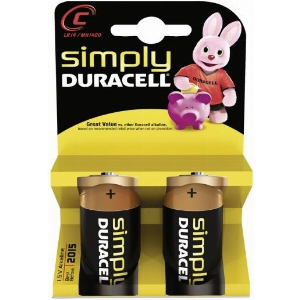 ΜΠΑΤΑΡΙΑ DURACELL SIZE C SIMPLY 2ΤΕΜ