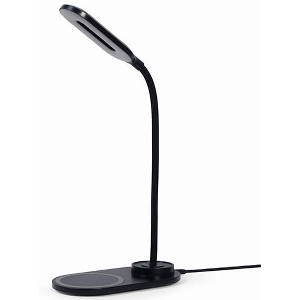 GEMBIRD DESK LAMP WITH WIRELESS CHARGER BLACK TA-WPC10-LED-01