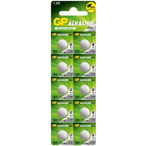 ΜΠΑΤΑΡΙΑ GP BUTTON ALKALINE BATTERY GP189 LR1130 / 10 PCS