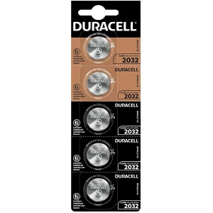 DURACELL LITHIUM BUTTON BATTERY DL2032 / CR2032 3V 5 PCS