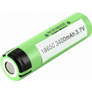 RECHARGEABLE BATTERY PANASONIC 18650 NCR18650-B 3400MAH LI-ION