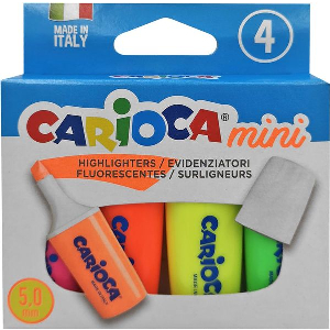 ΜΑΡΚΑΔΟΡΟΙ ΥΠΟΓΡΑΜΙΣΕΩΣ CARIOCA MINI 4ΤΜΧ