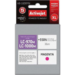 ACTIVEJET AB-1000MN ΜΕΛΑΝΙ ΣΥΜΒΑΤΟ ΜΕ BROTHER LC1000M/970M 35 ML MAGENTA
