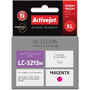 ACTIVEJET AB-3213MN ΜΕΛΑΝΙ ΣΥΜΒΑΤΟ ΜΕ BROTHER LC3213M 7 ML MAGENTA