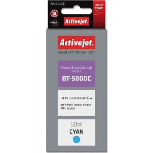 ACTIVEJET AB-5000C ΜΕΛΑΝΙ BOTTLE ΣΥΜΒΑΤΟ ΜΕ BROTHER BT-5000C 50 ML CYAN