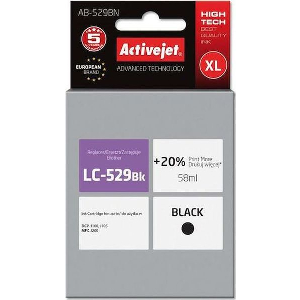 ACTIVEJET AB-529BN ΜΕΛΑΝΙ ΣΥΜΒΑΤΟ ΜΕ BROTHER LC529BK 58 ML BLACK