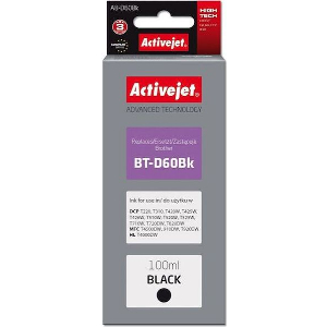 ACTIVEJET AB-D60BK ΜΕΛΑΝΙ ΣΥΜΒΑΤΟ ΜΕ BROTHER BT-D60BK 100 ML BLACK
