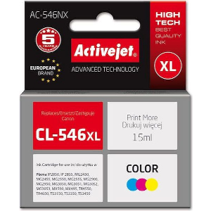 ACTIVEJET AC-546NX ΜΕΛΑΝΙ ΣΥΜΒΑΤΟ ΜΕ CANON CL-546XL 15 ML COLOUR CMY