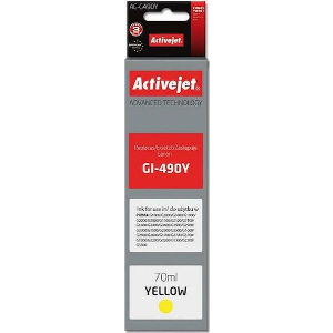 ACTIVEJET AC-G490Y ΜΕΛΑΝΙ ΣΥΜΒΑΤΟ ΜΕ CANON GI-490Y 70 ML 7000 PAGES YELLOW