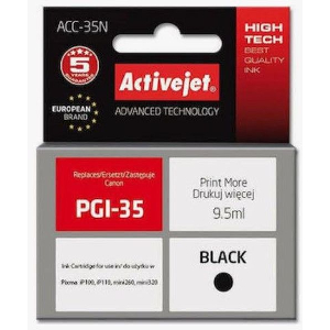 ACTIVEJET ACC-35N ΜΕΛΑΝΙ ΣΥΜΒΑΤΟ ΜΕ CANON PGI-35 95 ML BLACK