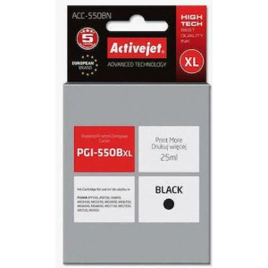 ACTIVEJET ACC-550BN ΜΕΛΑΝΙ ΣΥΜΒΑΤΟ ΜΕ CANON PGI-550BK 25 ML BLACK