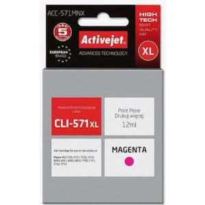 ACTIVEJET ACC-571MNX ΜΕΛΑΝΙ ΣΥΜΒΑΤΟ ΜΕ CANON CLI-571XLM 12 ML MAGENTA