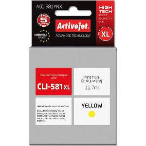 ACTIVEJET ACC-581YNX ΜΕΛΑΝΙ ΣΥΜΒΑΤΟ ΜΕ CANON CLI-581XLY 11 70 ML YELLOW
