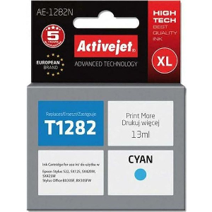 ACTIVEJET AE-1282N ΜΕΛΑΝΙ ΣΥΜΒΑΤΟ ΜΕ EPSON T1282 13 ML CYAN