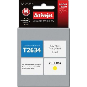ACTIVEJET AE-2634N ΜΕΛΑΝΙ ΣΥΜΒΑΤΟ ΜΕ EPSON 26 T2634 12 ML YELLOW