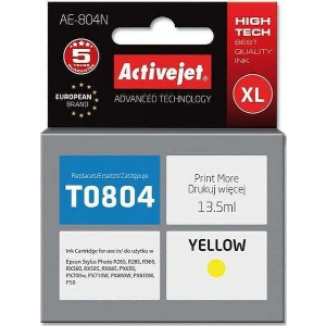 ACTIVEJET AE-804N ΜΕΛΑΝΙ ΣΥΜΒΑΤΟ ΜΕ EPSON T0804 13 5 ML YELLOW