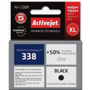 ACTIVEJET AH-338R ΜΕΛΑΝΙ ΣΥΜΒΑΤΟ ΜΕ HP 338 C8765EE PREMIUM 25 ML BLACK