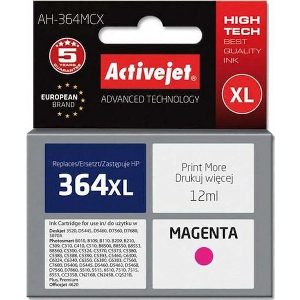 ACTIVEJET AH-364MCX ΜΕΛΑΝΙ ΣΥΜΒΑΤΟ ΜΕ HP 364XL CB324EE PREMIUM 12 ML MAGENTA