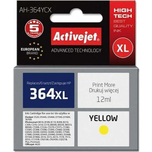 ACTIVEJET AH-364YCX ΜΕΛΑΝΙ ΣΥΜΒΑΤΟ ΜΕ HP 364XL CB325EE PREMIUM 12 ML YELLOW