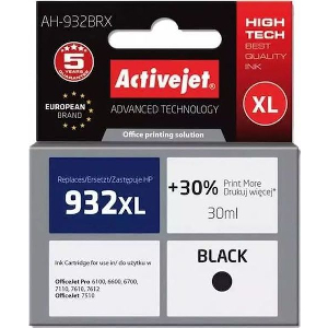 ACTIVEJET AH-932BRX ΜΕΛΑΝΙ ΣΥΜΒΑΤΟ ΜΕ HP 932XL CN053AE PREMIUM 30 ML BLACK
