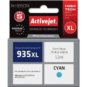 ACTIVEJET AH-935CRX ΜΕΛΑΝΙ HP 935XL C2P24AE PREMIUM 12 ML CYAN