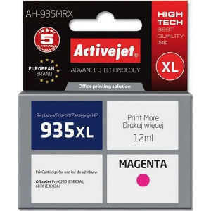 ACTIVEJET AH-935MRX ΜΕΛΑΝΙ ΣΥΜΒΑΤΟ ΜΕ HP 935XL C2P25AE PREMIUM 12 ML MAGENTA
