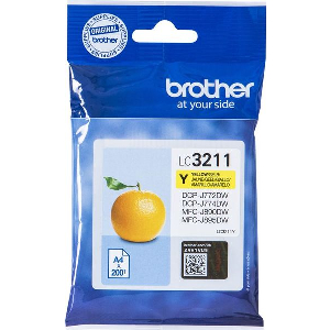 BROTHER ΜΕΛΑΝΙ INKJET LC-3211Y YELLOW ΜΕ OEM:LC-3211Y