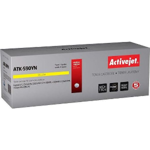 ACTIVEJET ATK-590YN TONER ΣΥΜΒΑΤΟ ΜΕ KYOCERA TK-590Y 5000 PAGES YELLOW