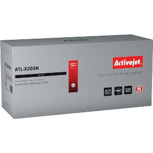 ACTIVEJET ATL-X203N TONER ΣΥΜΒΑΤΟ ΜΕ LEXMARK X203A21G 2500 PAGES BLACK