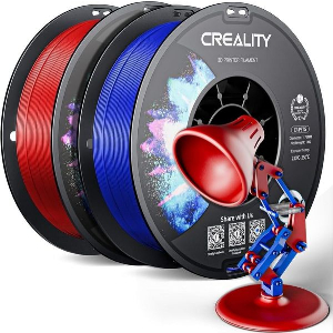 CREALITY CR-PETG VALUE PACK 2KG - NO REEL - RED & BLUE 3D PRINTER FILAMENT REFILL
