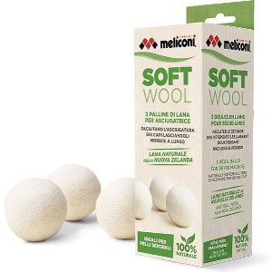 ΜΑΛΑΚΕΣ ΜΑΛΛΙΝΕΣ ΜΠΑΛΕΣ ΓΙΑ ΣΤΕΓΝΩΤΗΡΙΟ MELICONI SOFT WOOL 3PL
