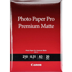 CANON ΦΩΤΟΓΡΑΦΙΚΟ ΧΑΡΤΙ PREMIUM MATTE A3 210G/M² 20 ΦΥΛΛΑ ΜΕ OEM:8657B006