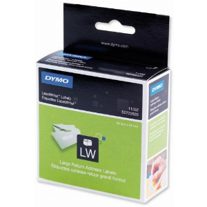 DYMO ΕΤΙΚΕΤΕΣ LARGE RETURN ADDRESS 54MM X 25MM WHITE 500ΤΕΜ 11352 S0722520