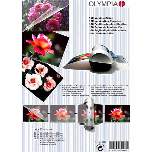 OLYMPIA 9165 ΦΥΛΛΑ ΠΛΑΣΤΙΚΟΠΟΙΗΣΗΣ ΓΙΑ Α4 Α5 Α6 ΚΑΙ ΕΠΑΓΓΕΛΜΑΤΙΚΕΣ ΚΑΡΤΕΣ 100 ΤΜΧ