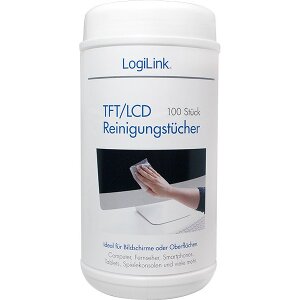 LOGILINK RP0003 CLEANING WIPES FOR TFT LCD UND PLASMA SCEENS
