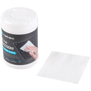 NATEC NSC-1796 RACCOON 10X10 CM CLEANING WIPES 100-PACK
