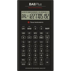 TEXAS INSTRUMENTS BA II PLUS PROFESSIONAL BA II PLUS PROFESSIONAL