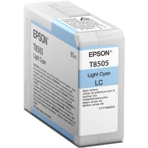 ΓΝΗΣΙΟ ΜΕΛΑΝΙ EPSON T8505 LIGHT CYAN ΜΕ OEM:C13T850500