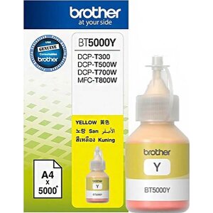 ΓΝΗΣΙΟ ΜΕΛΑΝΙ BROTHER YELLOW ΜΕ OEM:BT5000Y