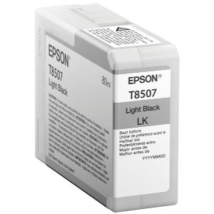 ΓΝΗΣΙΟ ΜΕΛΑΝΙ EPSON T8507 LIGHT BLACK ΜΕ OEM:C13T850700