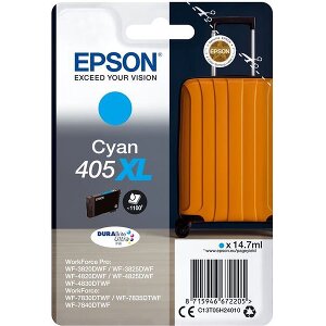 ΓΝΗΣΙΟ ΜΕΛΑΝΙ EPSON 405 DURABRITE ULTRA CYAN ΜΕ OEM:C13T05G24010