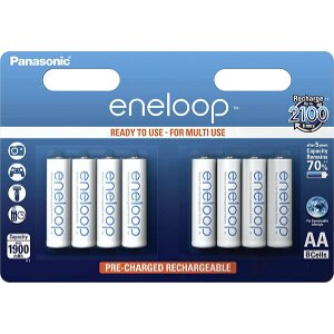 PANASONIC ENELOOP BK-3MCDE AA 2000MAH 8ΤΕΜ