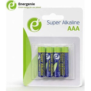 ENERGENIE EG-BA-AAA4-01 ALKALINE AAA BATTERIES 4-PACK